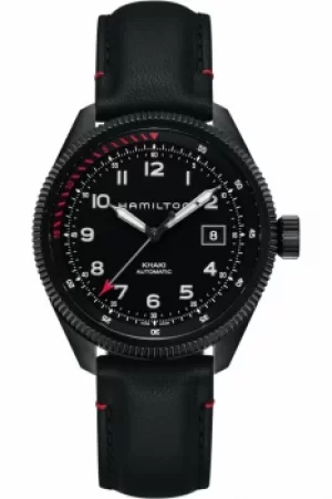 Image of Mens Hamilton Khaki Takeoff Air Zermatt Automatic Watch H76695733