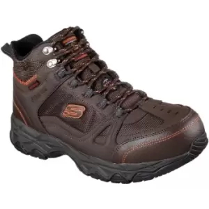 Image of Skechers Mens Ledom Safety Boots (6 UK) (Dark Brown) - Dark Brown