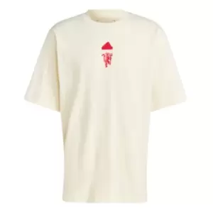 Image of 2023-2024 Man Utd Lifestyle OS Tee (White)
