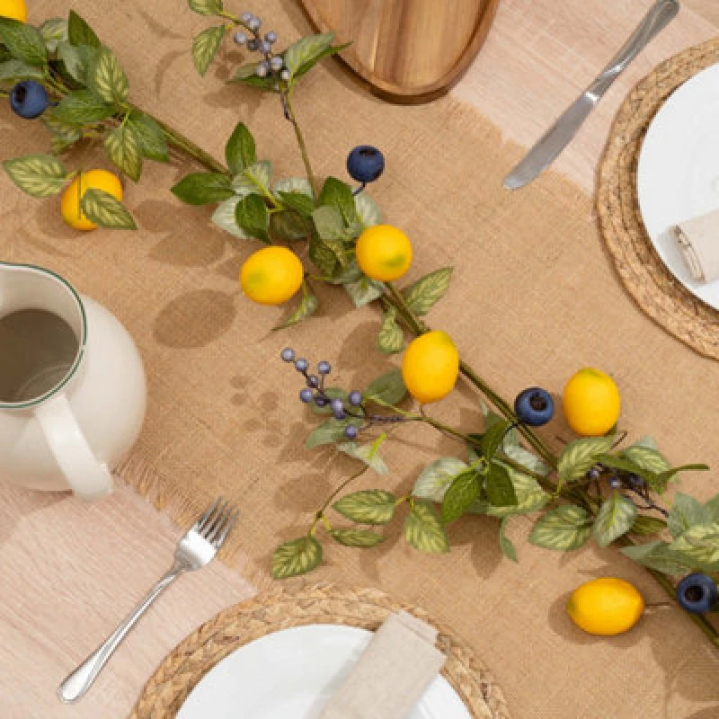 Image of Scottish Everlastings Ltd. Scottish Everlastings Artificial 180Cm Lemon & Berry Garland