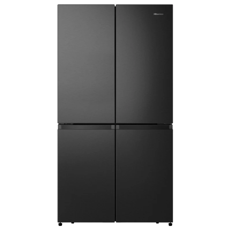 Image of Hisense PureFlat RQ758N4SAFE Total No Frost Multi-door American Fridge Freezer - Black / Stainless Steel - E Rated