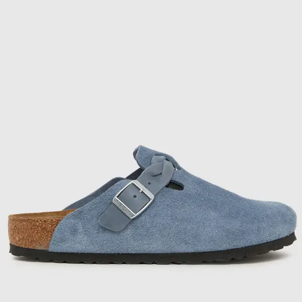 Image of BIRKENSTOCK boston braided clog sandals in pale blue Pale Blue UK 7 (EU 40)