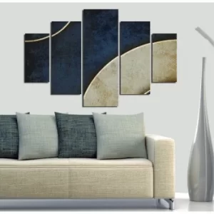 Image of ST048 Multicolor Decorative MDF Painting (5 Pieces)