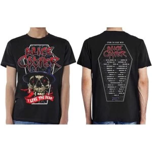 Image of Alice Cooper - Love The Dead (Dec 2017) Unisex Medium T-Shirt - Black