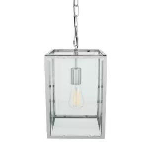 Image of Olivia's Lyle Metal and Glass Pendant in Silver