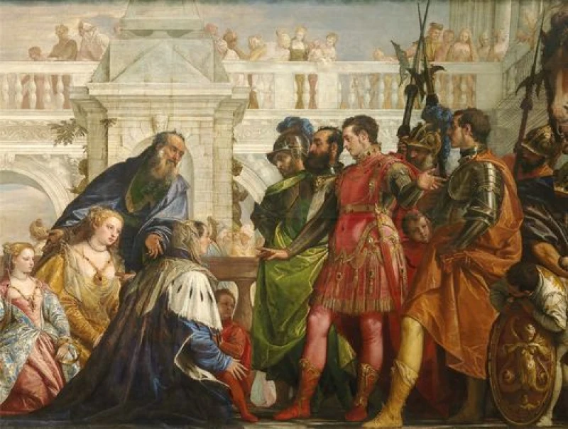 Image of National Gallery The Family of Darius before Alexander - National Gallery 1000 Piece Jigsaw Puzzle