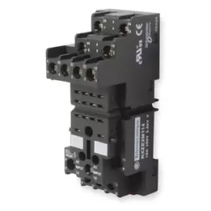 Image of Schneider Electric Relay Socket for use with RXZ Series Relay Sockets 14 Pin, DIN Rail, <250V