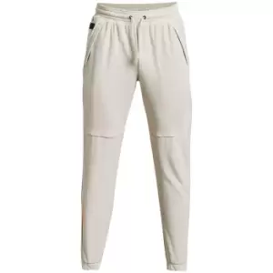 Image of Under Armour Rush Fleece Pants - Beige