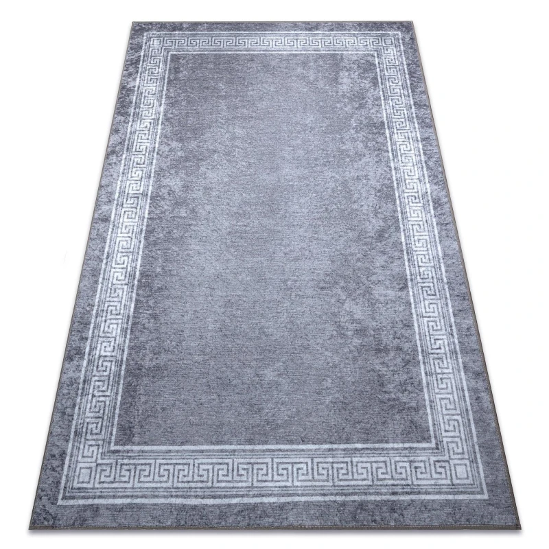 Image of RugsX Miro 51317.807 Washing Carpet Frame, Greek Anti Slip - Grey 200X290 Cm