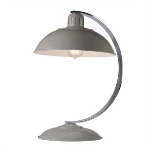 Image of 1 Light Desk Lamp Tarpaulin Grey, E27