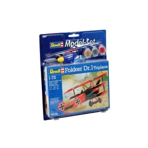 Image of Fokker DR. 1 Triplane 1:72 Revell Model Set