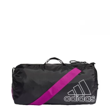 Image of adidas Canvas Sports Duffel Bag Womens - Black