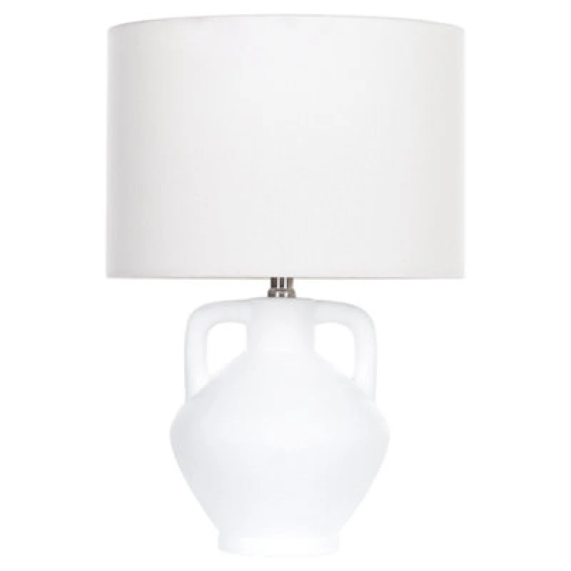Image of Beliani Table Lamp Labrada Ceramic White