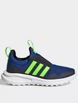 Image of adidas Activeride 2.0 Sport Running Slip-on Shoes, Blue/Green, Size 3.5 Older