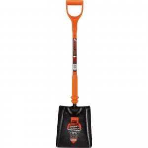 Image of Draper Expert Square Mouth Shovel, Fully Insulated Solid Forged