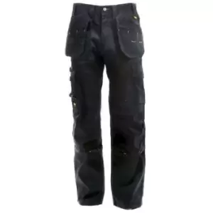Image of DEWALT Mens Pro Tradesman Work Trousers (36L) (Black) - Black