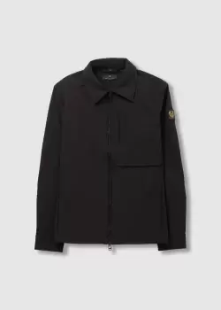 Image of Belstaff Mens Grover Shirt In Black