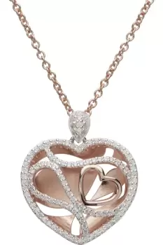 Image of Ladies Unique & Co Sterling Silver Necklace MK-747