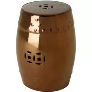 Image of Complements Copper Finish Table / Stool - Premier Housewares