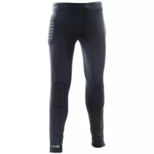 Image of Precision Unisex Adult Goalkeeper Thermal Base Layers (L) (Black/Silver)