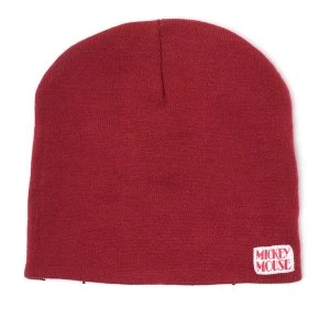 Image of Disney - Magic Jacquard Womens X-Large Beanie - Red