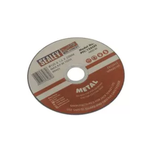 Image of Genuine SEALEY PTC/125CET Cutting Disc Ø125 x 1.2mm 22mm Bore
