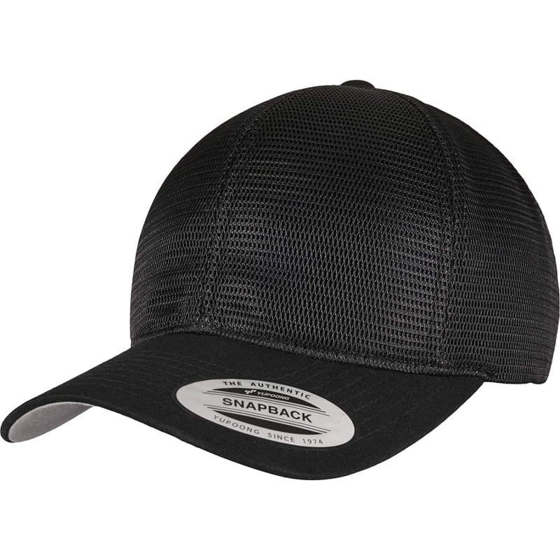 Image of Flexfit Flexfit Men Omnimesh Mesh Cap in Black One Size Male 5059699849495