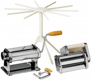 Image of Premier Housewares Multi Pasta Maker Set - Chrome.
