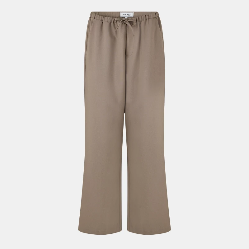 Image of Jack Wills Womens Pinstripe Tailored Trousers Taupe female 8 (XS)