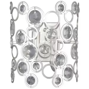 Image of Netlighting Modern Wall Lamp Champagne Silver 2 Light, E14 - ITLWL-33064-2-CH.S