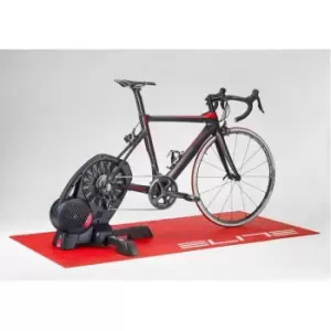 Image of Elite Turbo Trainer Floor Mat XL - Red