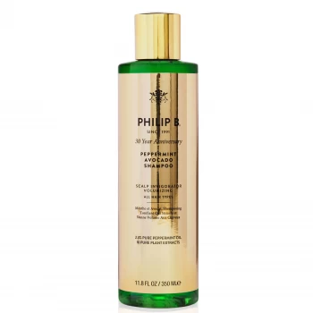 Image of Philip B Peppermint & Avocado Volumizing & Clarifying Shampoo 350ml (Limited Edition 30th Anniversary)