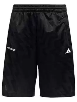 Image of Boys, adidas Youth Predator Short - Black, Size 13-14 Years