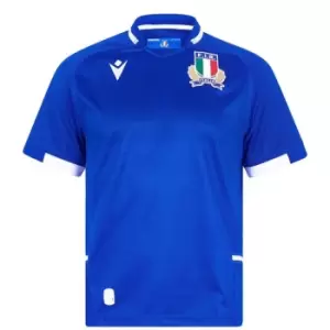 Image of Macron Italy Home Jersey Mens - Blue