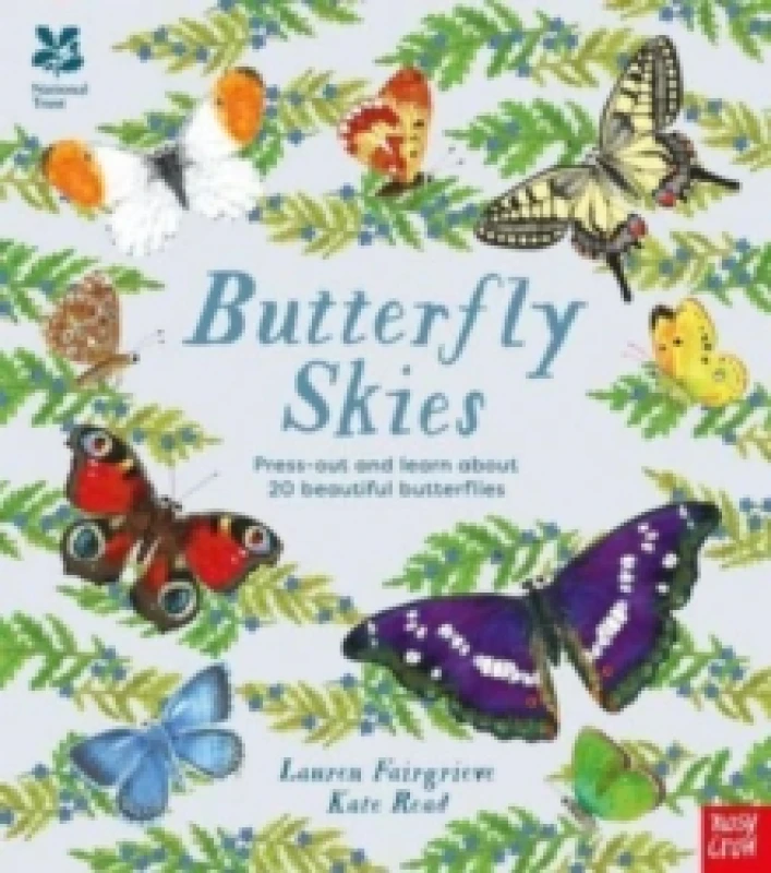 Image of National Trust: Butterfly Skies : Press out and learn about 20 beautiful butterflies Hardback