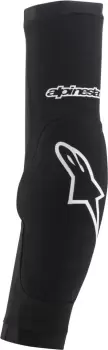 Image of Alpinestars Paragon Plus Elbow Protectors, black-white, Size S, black-white, Size S