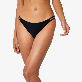 Image of Jack Wills Eco Cut Out Bikini Bottoms - Black