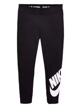 Image of Nike Younger Girl G Nsw Leg A See Legging - Black, Size 2-3 Years