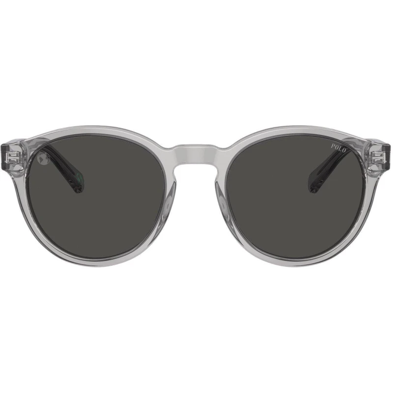 Image of Polo Ralph Lauren Mens Round Sunglasses Transp Grey male One Size