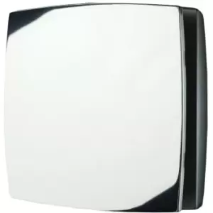 Image of Breeze Chrome Wall Mounted Bathroom Fan with Timer