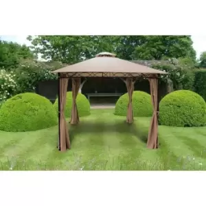 Image of Marco Polo Gazebo 4X3M Mocha