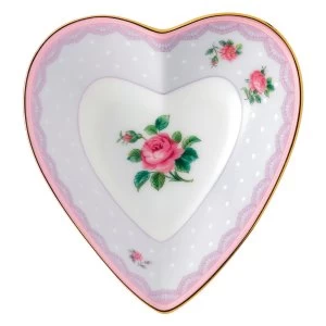 Image of Royal Albert Love Lilac Heart Tray 13cm5.1in
