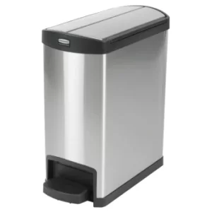 Image of Slim Jim 30L/8G End Step Metal Step-on Black