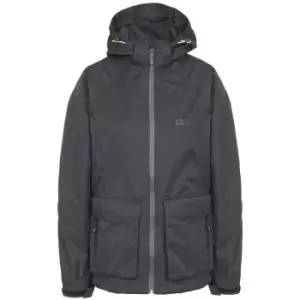 Image of Trespass Womens/Ladies Emeson DLX Hooded Waterproof Jacket (XS) (Black)
