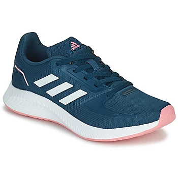 Image of adidas RUNFALCON 2.0 K Girls Childrens Sports Trainers in Blue