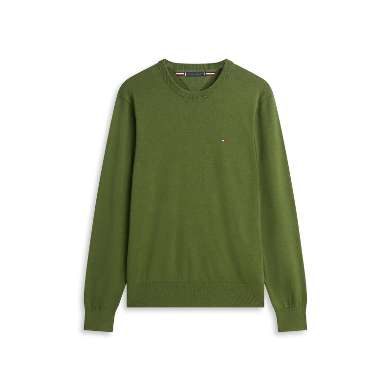 Image of Tommy Hilfiger Crew Neck Jumper Mountain Pine male 2XL