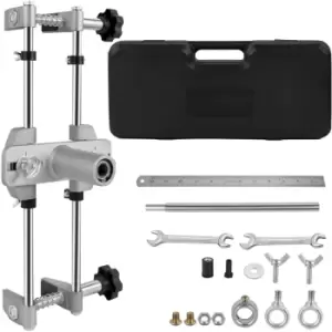 Image of VEVOR 16Pcs Mortice Door Fitting Kit, DBB Lock Mortiser Kit with 3pcs Tungsten Steel Cutters & Accessories,Mortising Jig Tool Hole Saw Door Opener,