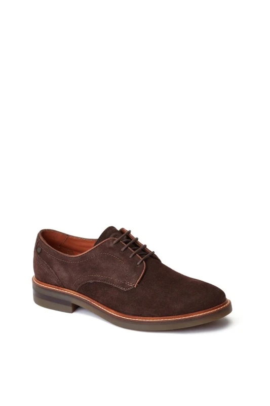 Image of Base London Base London Men Mawley Derby Shoe in Brown Size: 8 Brown 8 Male 5038538358060