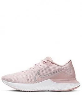 Image of Nike Renew Run, Pink/White, Size 5, Women