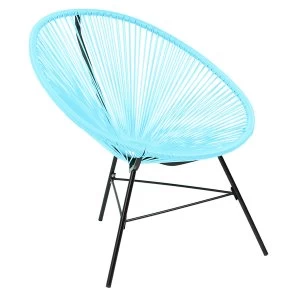 Image of Charles Bentley Retro Conservatory Chair - Aqua